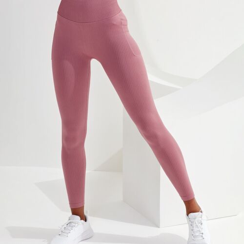 TriDri® Women's TriDri® ribbed seamless 3D fit multi-sport leggings TR211 Women's TriDri® ribbed seamless 3D fit multi-sport leggings Thumbnail