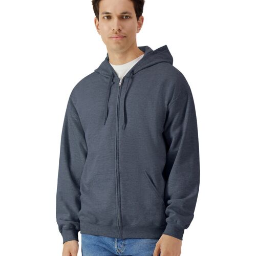 Gildan Softstyleâ„¢ midweight fleece adult full-zip hooded sweatshirt GD068 Softstyleâ„¢ midweight fleece adult full-zip hooded sweatshirt Thumbnail