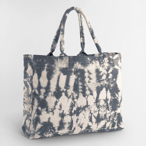Tie-dye canvas tote bag Thumbnail