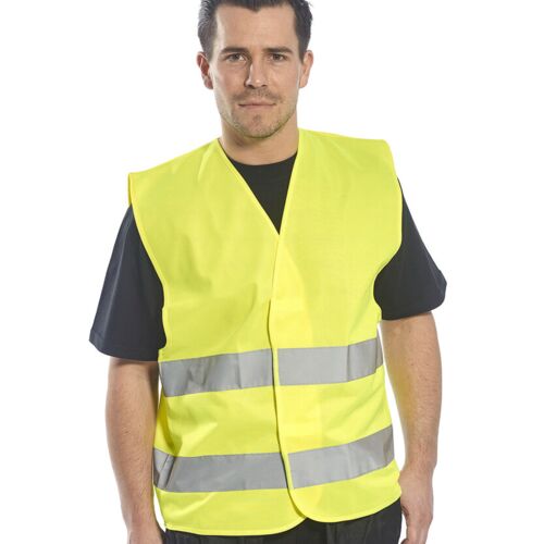 Portwest Hi-vis two-band vest (C474) PW333 Hi-vis two-band vest (C474) Thumbnail