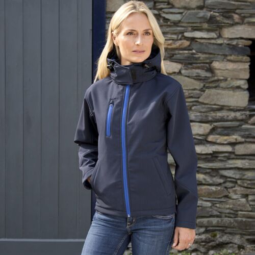 Result Core Women's Core TX performance hooded softshell jacket R230F Women's Core TX performance hooded softshell jacket Thumbnail
