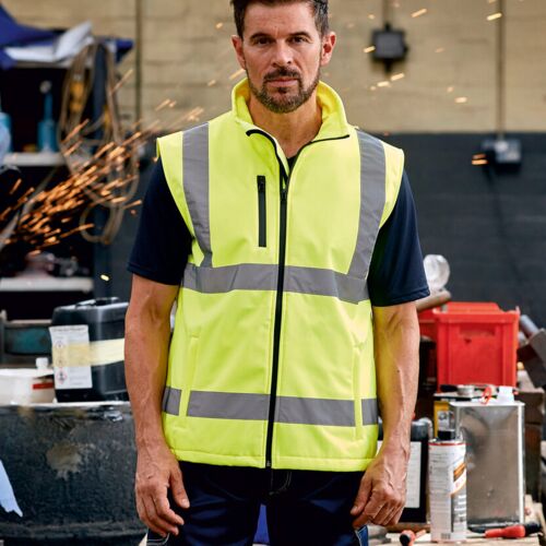 Yoko Hi-vis softshell gilet (HV006) YK050 Hi-vis softshell gilet (HV006) Thumbnail