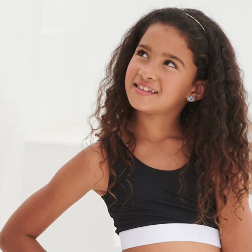 Skinnifit Kids fashion crop top SM236 Kids fashion crop top Thumbnail