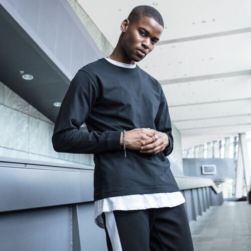 Build Your Brand Long sleeve with cuff rib BY091 Long sleeve with cuff rib Thumbnail