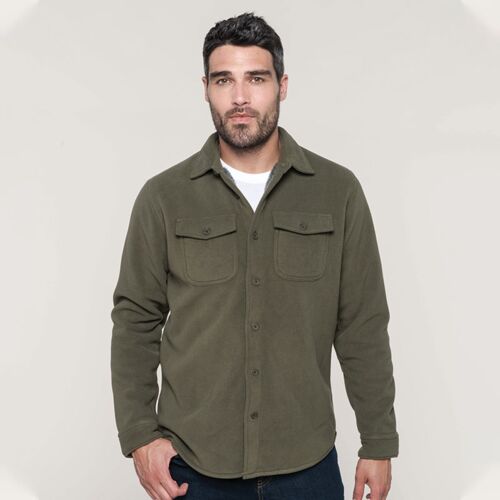 Kariban Sherpa-lined fleece overshirt KB582 Sherpa-lined fleece overshirt Thumbnail